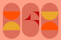 Organic Art Deco Geometry papel pintado