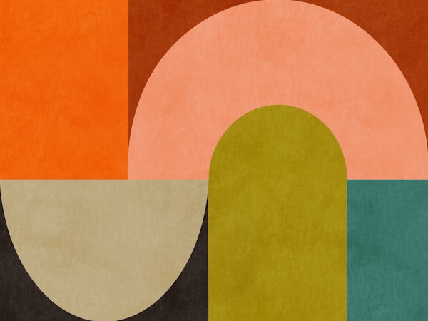 think big and happy abstract geometry