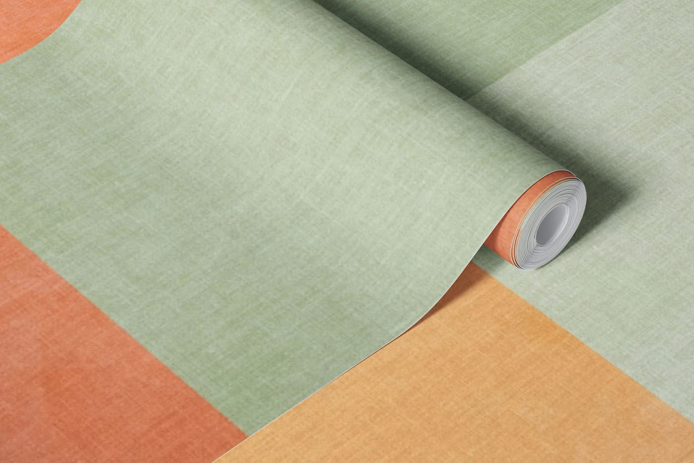 checker mid-century geometry pastel wallpaper roll