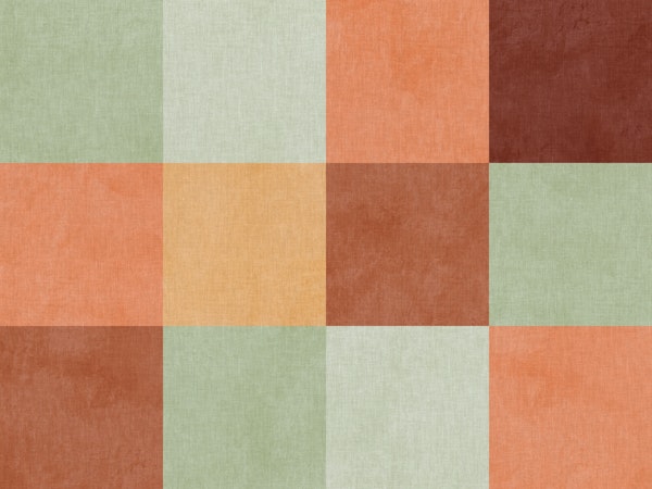 checker mid-century geometry pastel