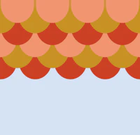 Happy Modern Mid Century Rounds Large behang