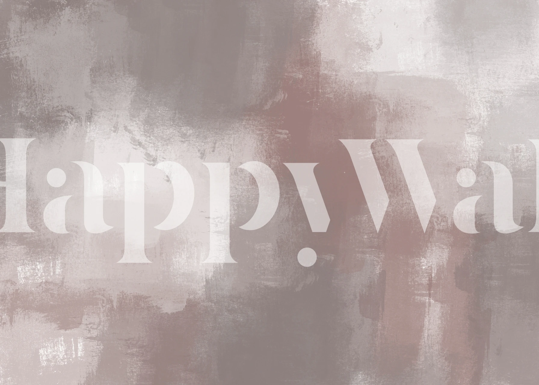 Blush and grey abstract brush strokes wallpaper