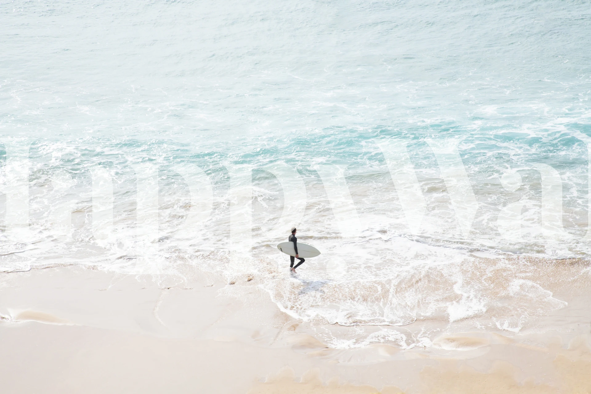 Noon Surfer Vibes 1 wallpaper in a room