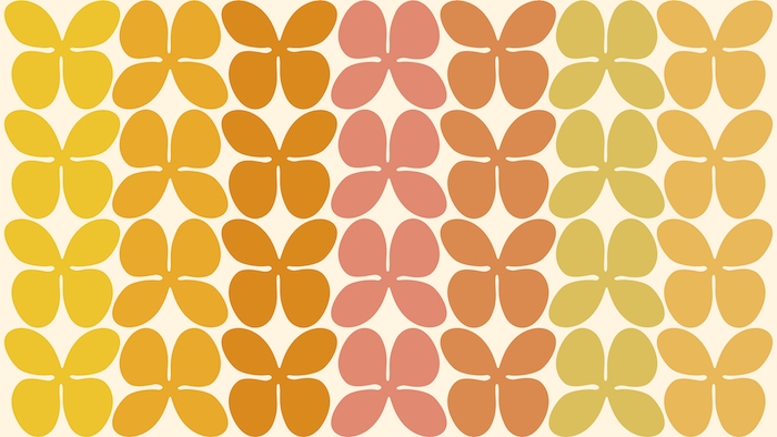 Sunny 70s Flowers Behang