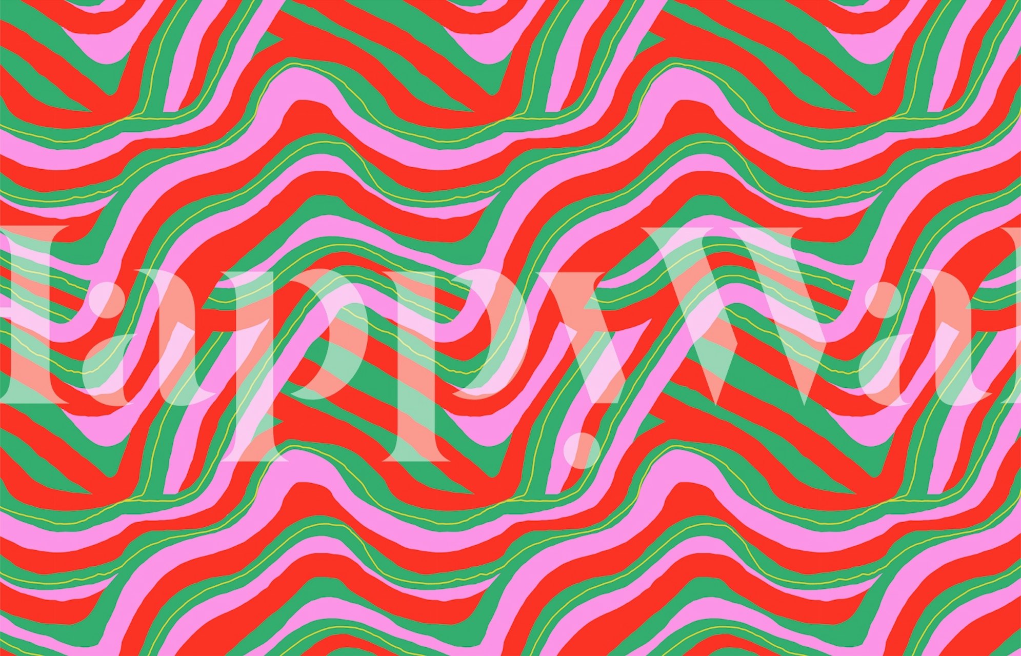 Ταπετσαρία Flora fantasia σε έναν μοντέρνο χώρο