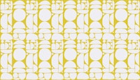 White Yellow Cutout Shapes tapete