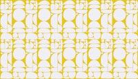 White Yellow Cutout Shapes carta da parati