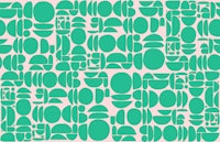 Green Pink Rounds papel de parede