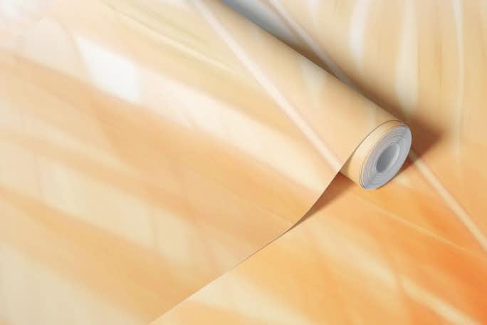 Golden Sundown In Watercolor Palm Gardenwallpaper roll