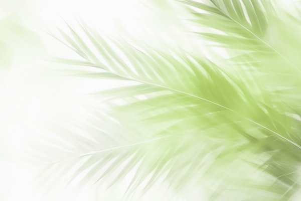 Sunny Day In Tropical Watercolor Palm Garden