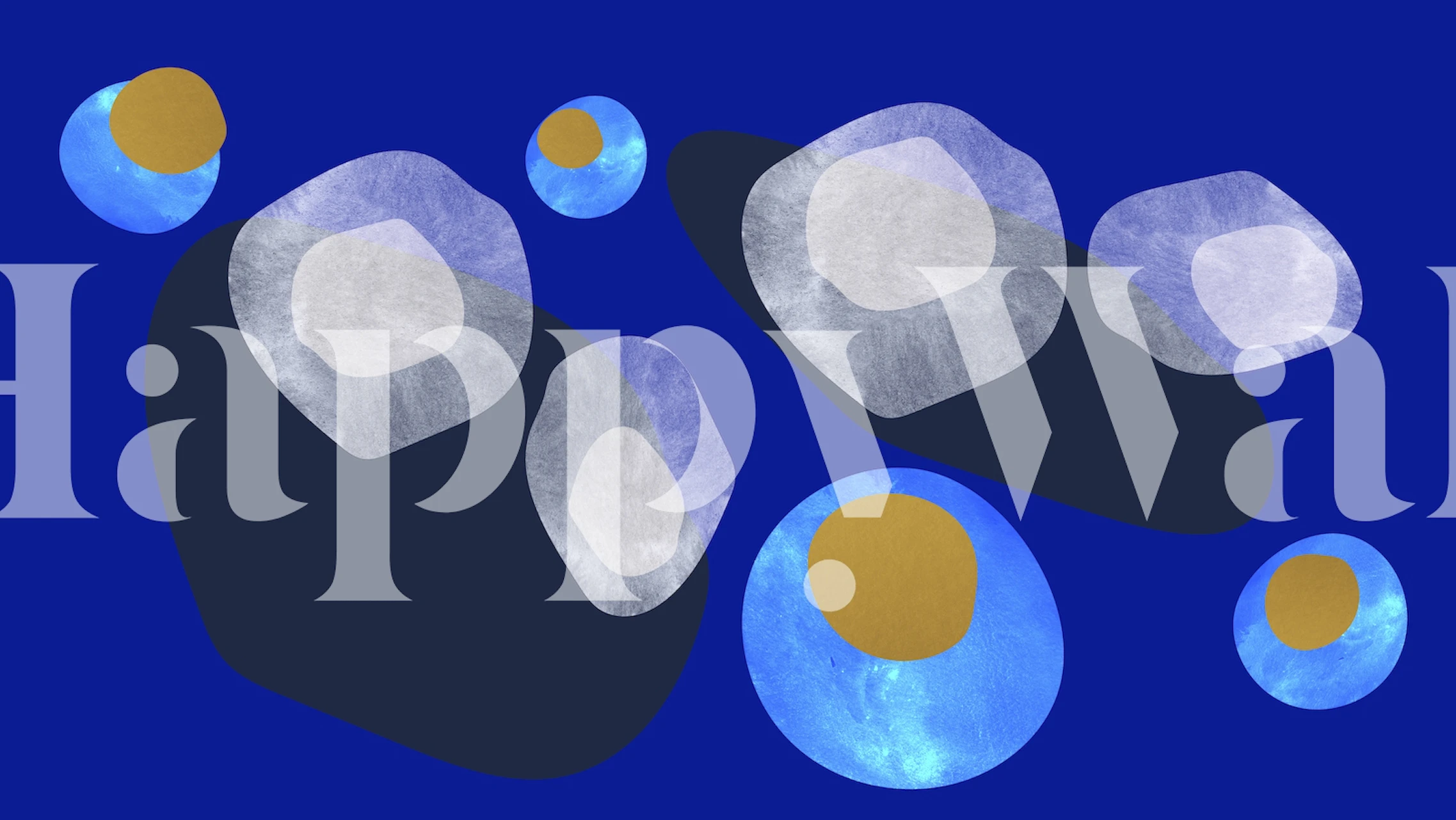 Oceania Rounds wallpaper displayed in a room