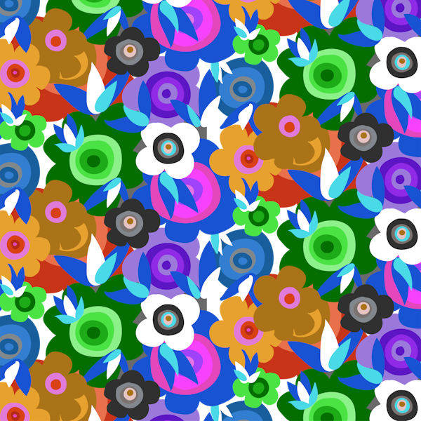 blue wildflower jungle