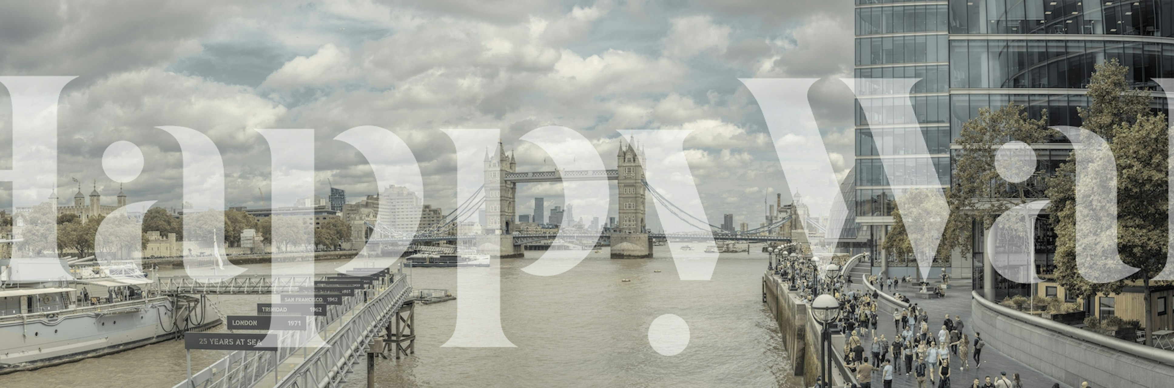 Iconic London Bridge wallpaper | Happywall 