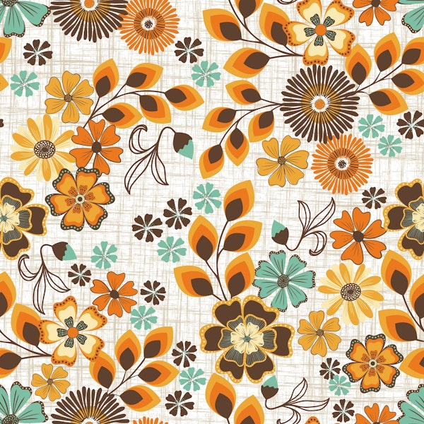 Retro Seventies Floral