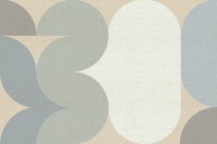 Soft Pastel Geometric Mid-Century tapete