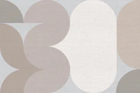 Soft Pastel Geometric Mid-Century tapete