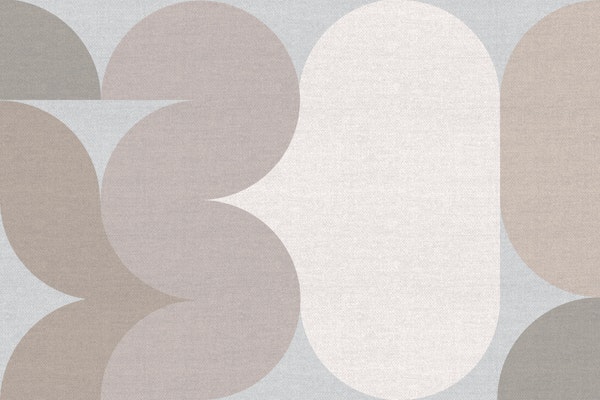 Soft Pastel Geometric Mid-Century