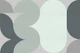 Mint Minimal Mid-Century Geometric Abstract