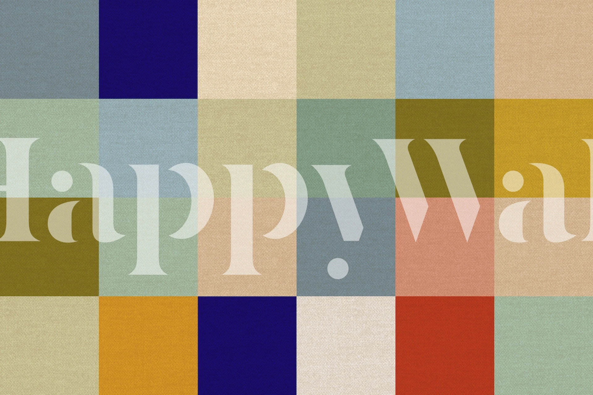 Colorful geometric tile pattern in various pastel shades wallpaper