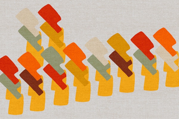 Unusual Mid-Century Modern Geometric Abstract