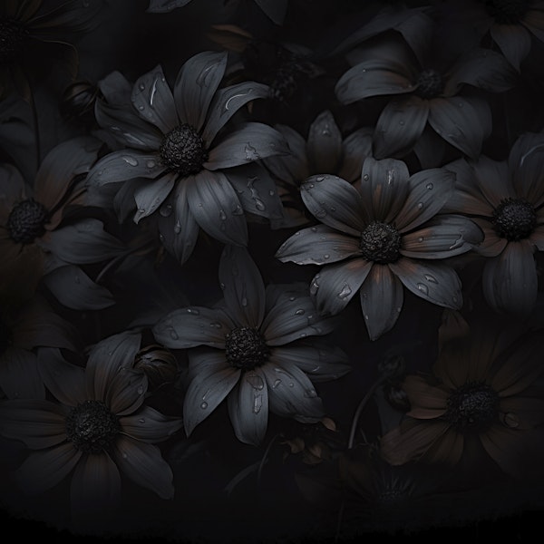Opulent Flower Reverie Dark Mood