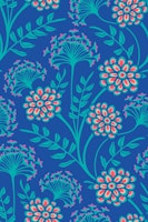DANUBE Cottage Floral - Royal Blue - Large tapete