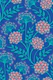 DANUBE Cottage Floral - Royal Blue - Large