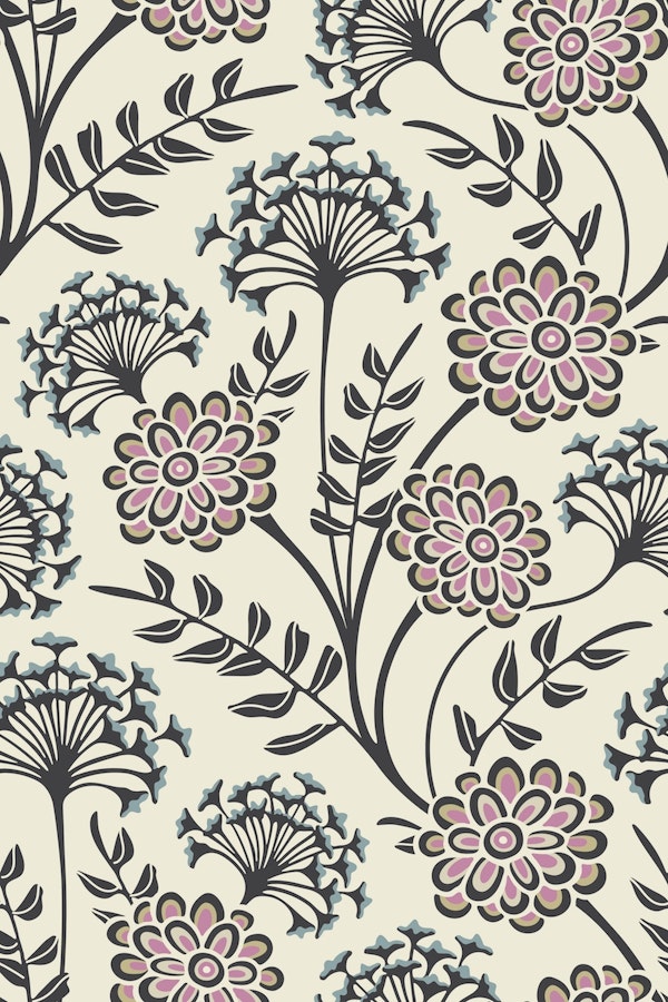 DANUBE Cottage Floral - Ecru Cream - Small