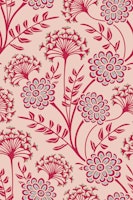DANUBE Cottage Floral - Beige Magenta - Large tapetit