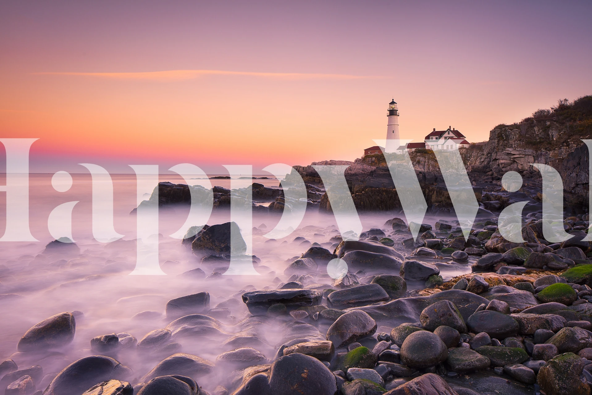 Portland Headlight wallpaper in a room