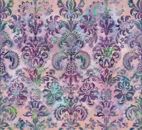 Grunge Damask pattern plum blush papiers peint