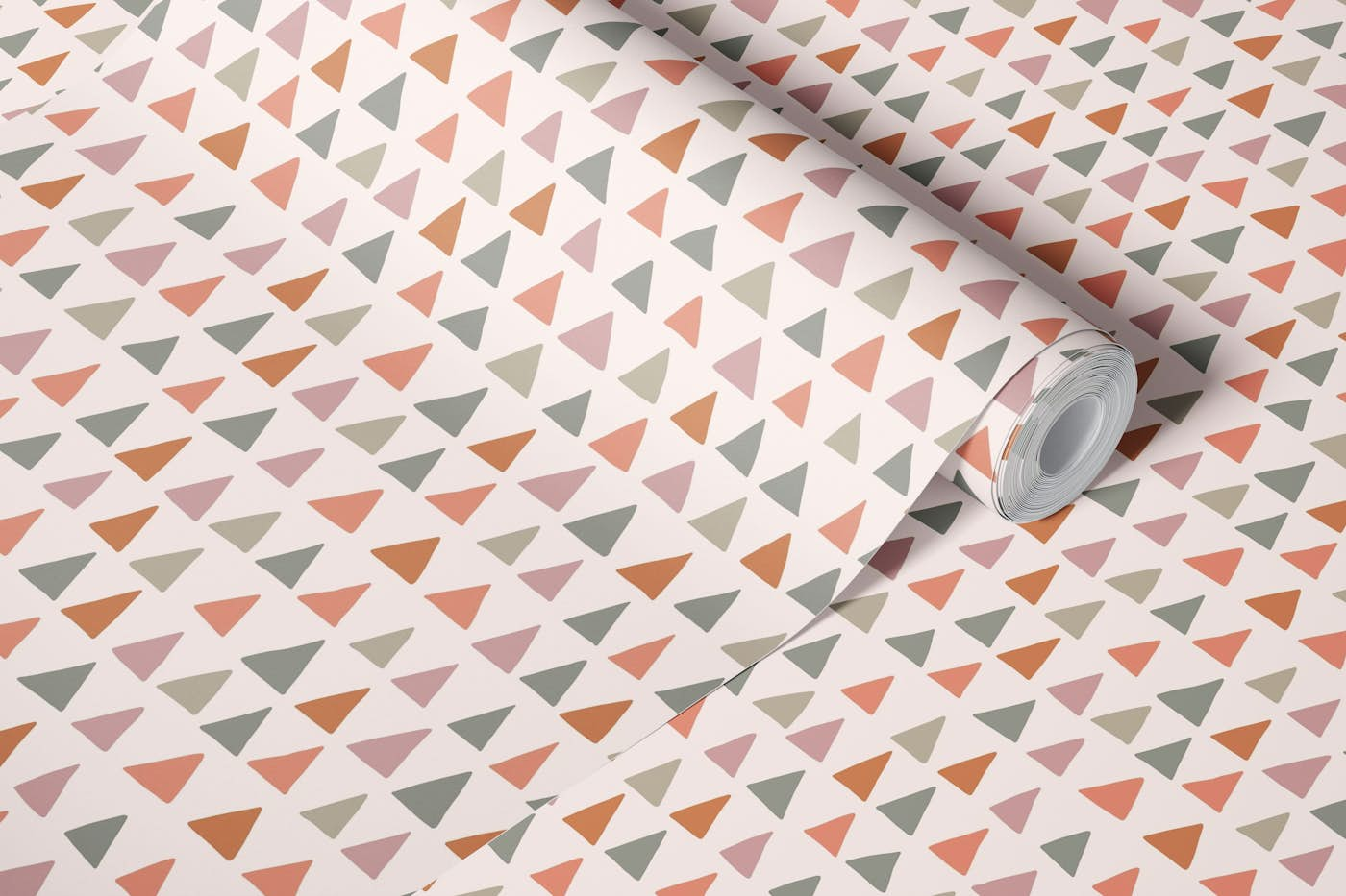 Up and Down_multicolor woodland wallpaper roll