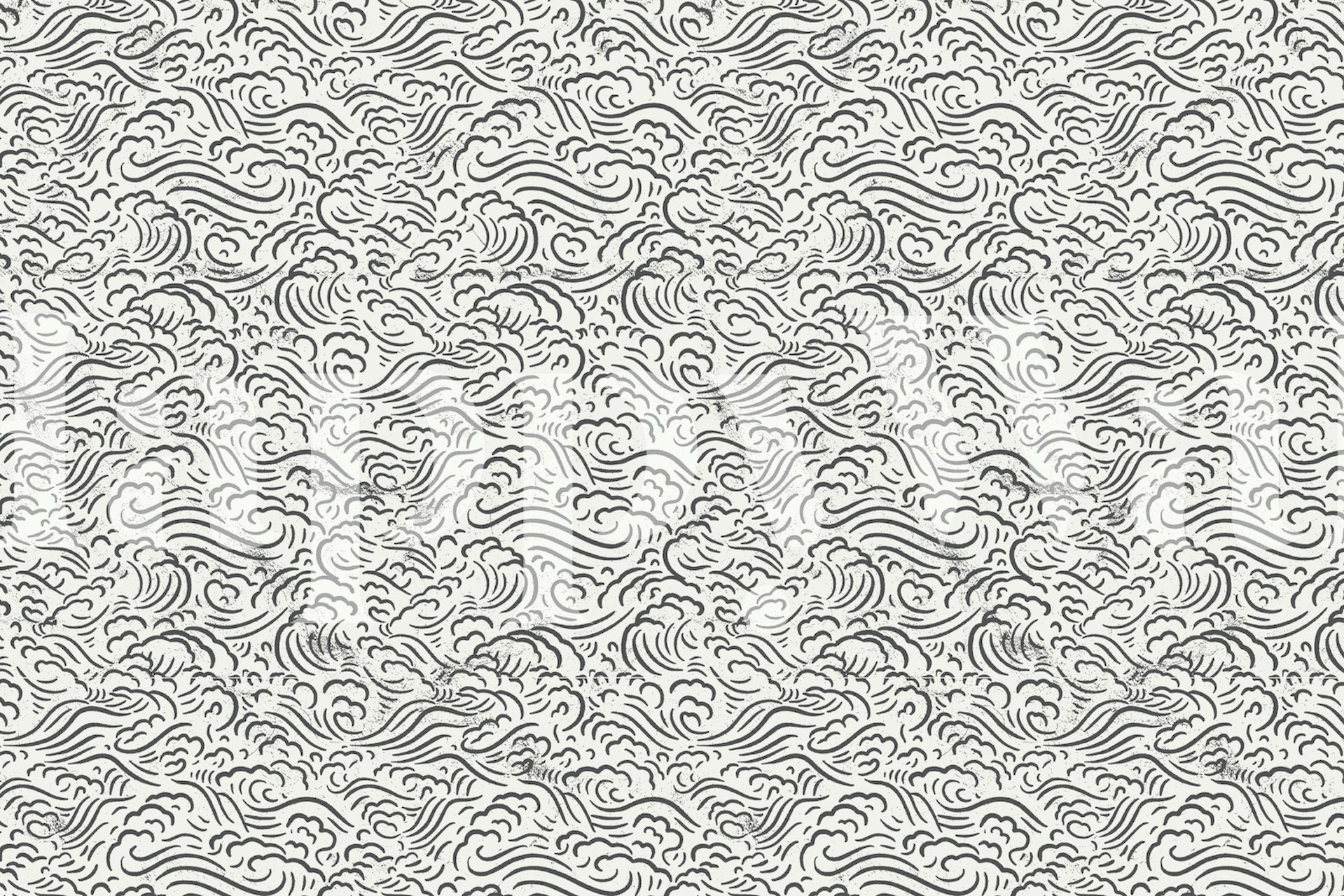 Japanese Wood Block Print wallpaper pattern