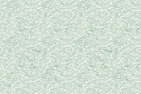 Japanese Wood Block Print Green tapet