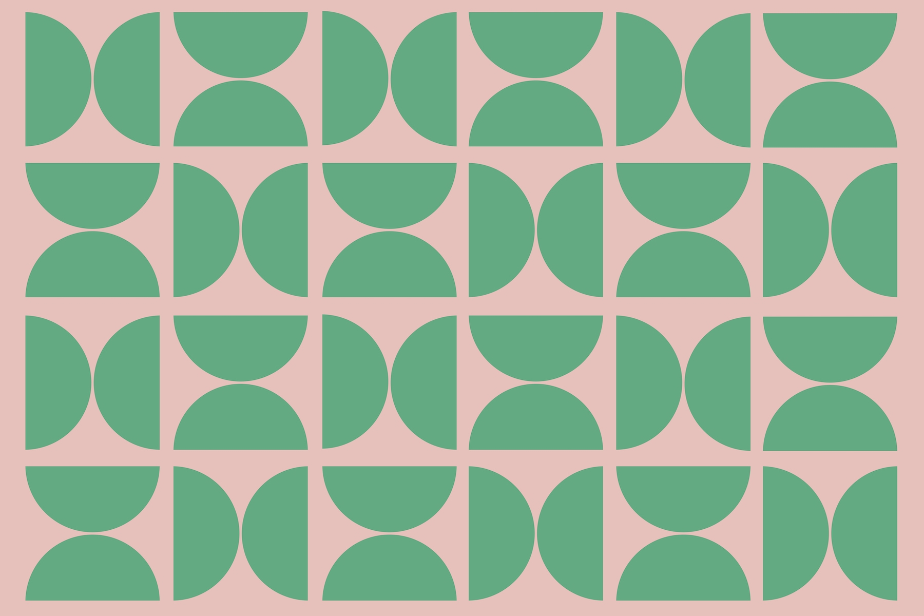 Green Pink Bauhaus wallpaper - Free shipping | Happywall