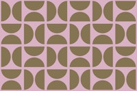 Green Pink Bauhaus tapeta