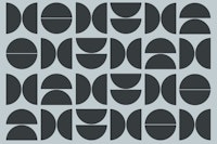 Charcoal Bauhaus wallpaper