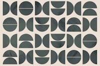 Classic Bauhaus wallpaper