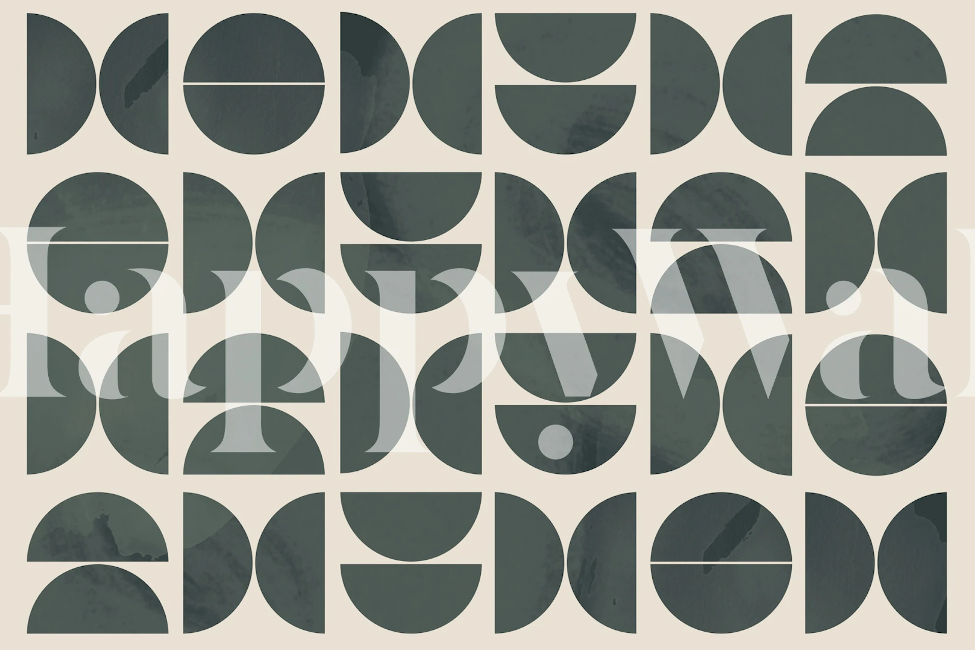 Papel pintado de diseño Classic Bauhaus en una habitación