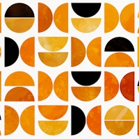 Vivid Mustard Bauhaus tapeta