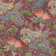 Bohemian burgundy Indian floral