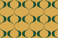 Retro Abstract Geo Waves ταπετσαρία