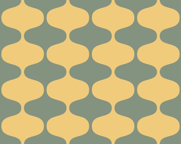 Retro Abstract Geo Waves