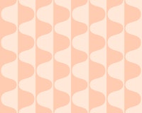 Rose Retro Abstract Geo Waves tapet