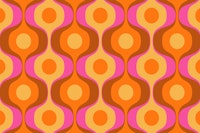 Vivid Retro Abstract Geo Waves wallpaper