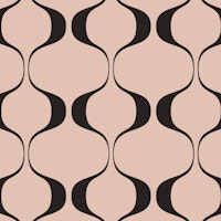 Muted Retro Abstract Geo Wave papiers peint