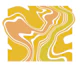 Yellow Retro Topography Map