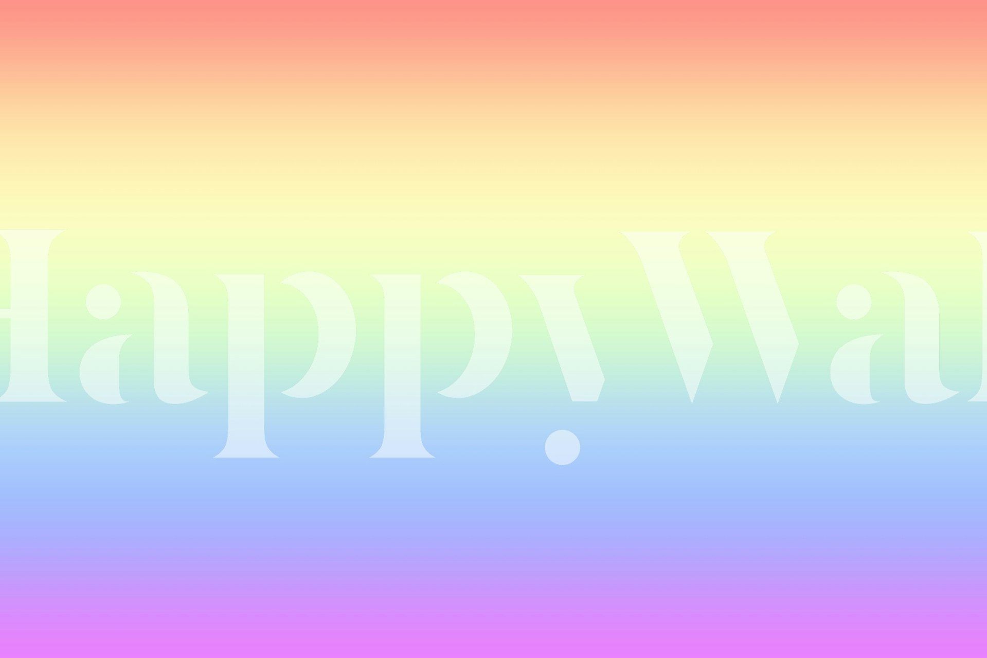 Rainbow Gradient Τοίχο με ομαλή μετάβαση χρωμάτων