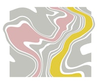 Grey Retro Topography Map tapete