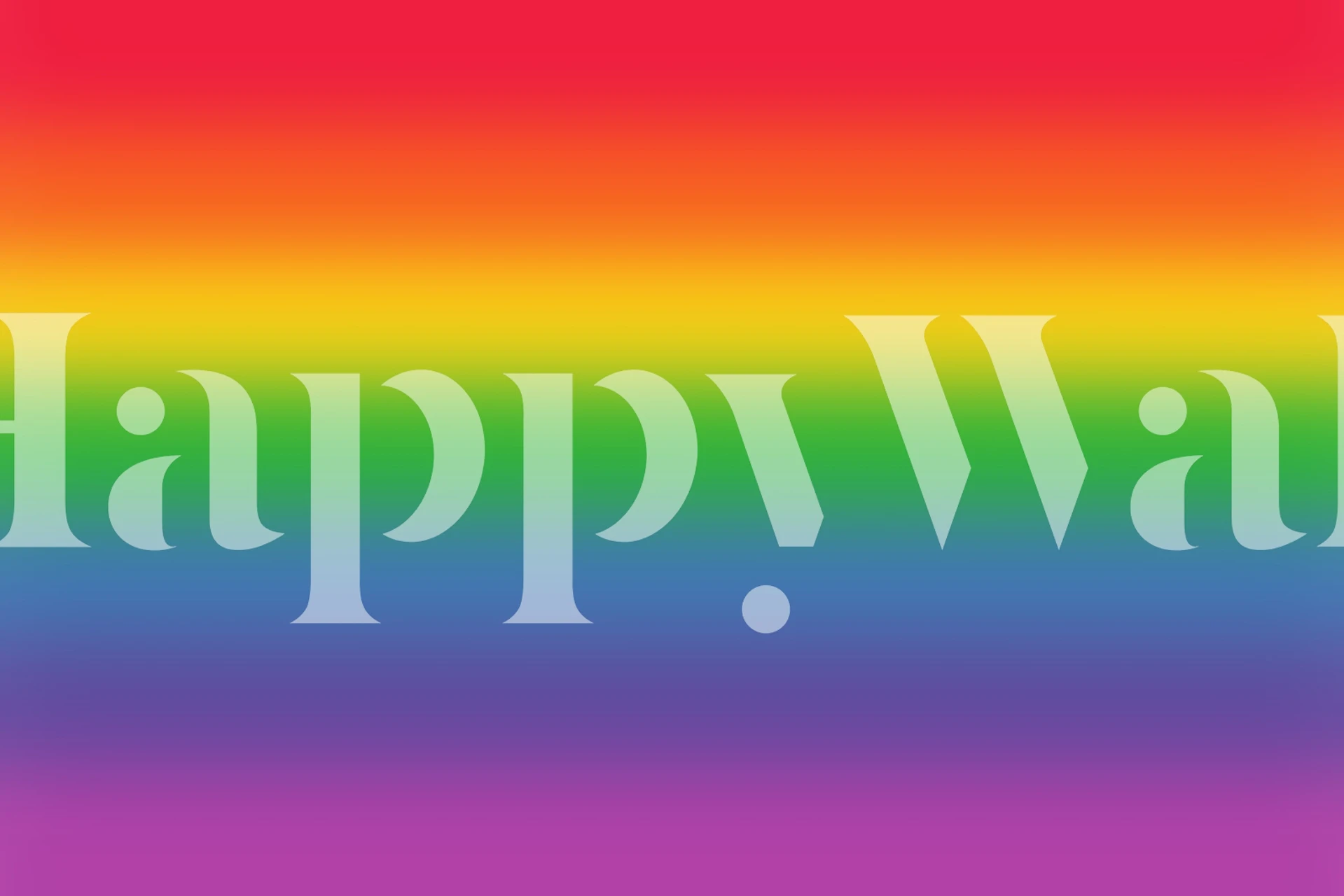 Colorful rainbow striped wallpaper in red, orange, yellow, green, blue, indigo, and violet.